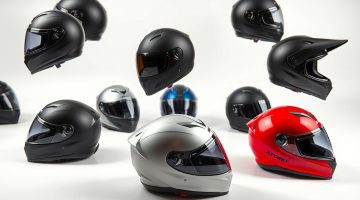Capacetes para andar de moto